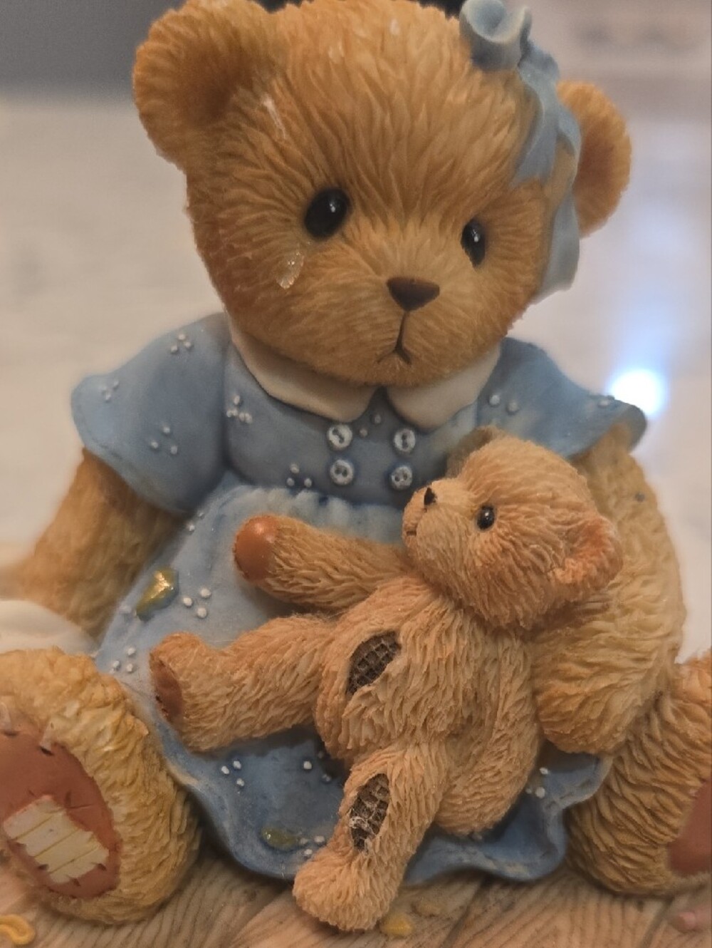🧸 VTG 2000 Cherished Teddies figurine WENDY: Wednesday’s Child Is Full Of Woe